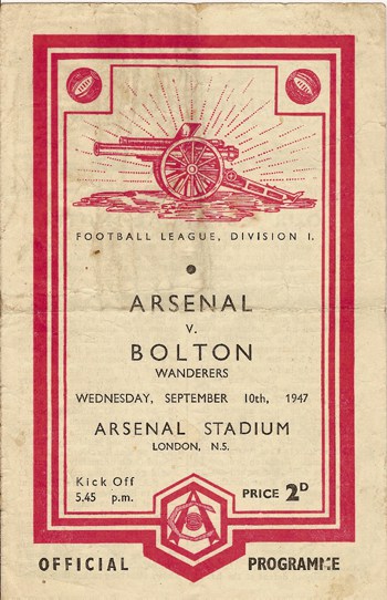 Arsenal FC v Bolton Wanderers FC